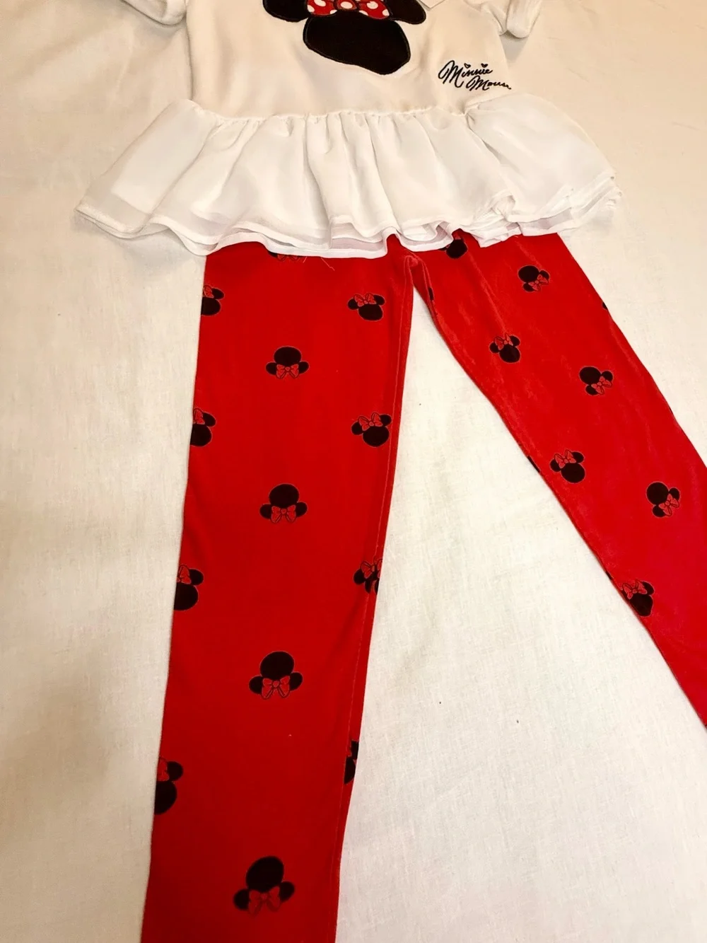 Disney Junior Minnie Mouse 2-Piece Outfit Set | Girls Size 6X | NWT